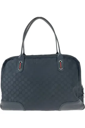 Gucci Homme, Pre-owned, Noir, Taille: ONE Size Pre-owned Toile cabas