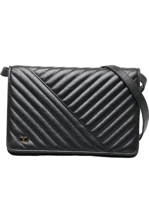 VALENTINO Femme, Pre-owned, Noir, Taille: ONE Size Pre-owned Cuir pochettes-minaudieres