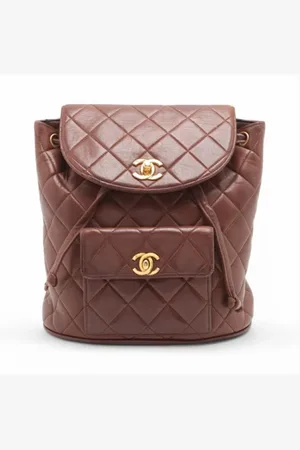 CHANEL Femme, Pre-owned, Brun, Taille: ONE Size Pre-owned Cuir sacs-chanel