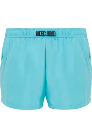 Moschino Homme, Maillots de bain, Bleu, Taille: L Vêtements de mer avec taille élastique