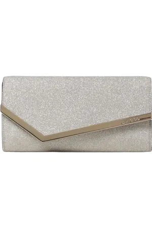 Jimmy Choo Femme, Sacs, Gris, Taille: ONE Size Pochette à Paillettes pour Femmes