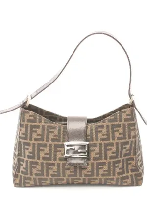 Fendi Femme, Pre-owned, Brun, Taille: ONE Size Pre-owned Toile sacs-fendi