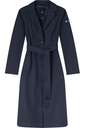 add Femme, Manteaux, Bleu, Taille: 44 FR Trench EN Coton