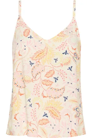 Part Two Femme, Tops, Multicolore, Taille: 38 FR Chemisier à Imprimé Paisley et Bretelles Réglables