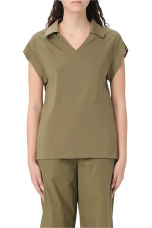 Liu Jo Femme, Tops, Vert, Taille: 36 FR T-shirt décontracté vert pour femmes