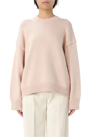 THEORY Femme, Pulls, Rose, Taille: 36 FR Pull Rose à Col Rond
