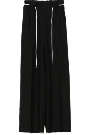 Blugirl Femme, Pantalons, Noir, Taille: 34 FR Pantalon noir avec ceinture élastique