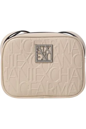 Armani Exchange Femme, Sacs, , Taille: ONE Size Sac bandoulière noir avec logo en relief