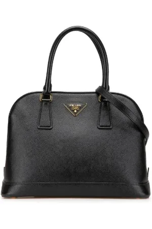 Prada Femme, Pre-owned, Noir, Taille: ONE Size Pre-owned Cuir sacs-prada