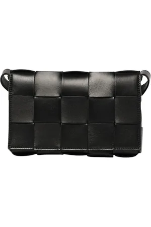 Bottega Veneta Femme, Sacs, Noir, Taille: ONE Size Sac bandoulière en cuir noir