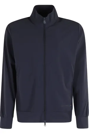 save the duck Homme, Vestes, Bleu, Taille: L Veste Slim Fit Bleue à Col Haut