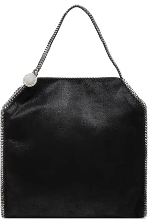Stella McCartney Femme, Sacs, Noir, Taille: ONE Size Grand Sac à Main avec Bouton-pression et Poche Intérieure