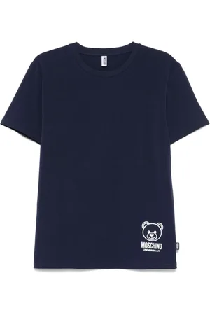 Moschino Homme, Tops, Bleu, Taille: XL Collection de T-shirts et Polos élégants