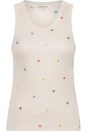 Fabienne Chapot Femme, Tops, , Taille: 40 FR Tanja Jersey Embro Tank