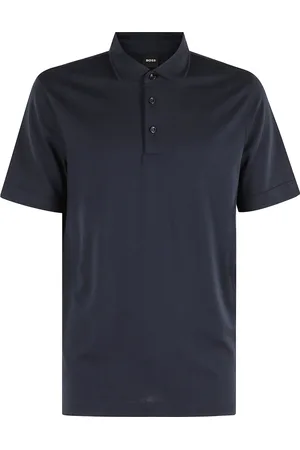HUGO BOSS Homme, Tops, Bleu, Taille: M Polo Bleu Foncé