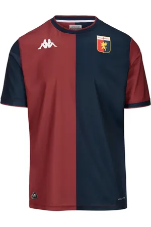 Kappa Homme, Sport, Multicolore, Taille: L Genoa 2024/2025 Maillot Domicile Rouge Bleu