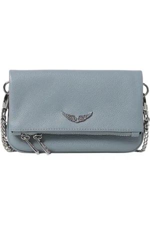 Zadig & Voltaire Femme, Sacs, Bleu, Taille: ONE Size Sac Bandoulière Bleu avec Chaîne