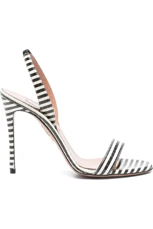 Aquazzura Femme, Chaussures, Noir, Taille: 37 1/2 EU Sandales Noires pour Femmes