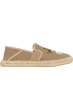 Kenzo Homme, Chaussures, , Taille: 41 EU Espadrilles en Toile Brodée Tigre
