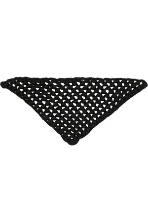Jil Sander Homme, Accessoires, Noir, Taille: ONE Size Écharpe Noire Texturée Triangle