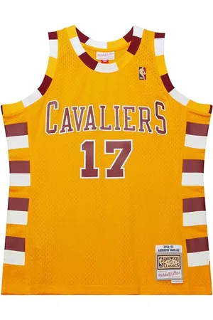 Mitchell & Ness Homme, Sport, Jaune, Taille: S Maillot NBA Alternatif 2004-2005 Varejao Jaune