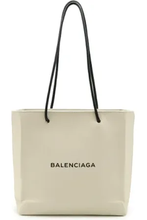 Balenciaga Femme, Pre-owned, Blanc, Taille: ONE Size Pre-owned Cuir cabas