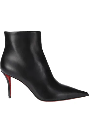 Christian Louboutin Femme, Chaussures, Noir, Taille: 39 EU So Apostropha Booty 80 Bottes à Talons