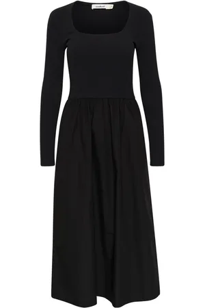 Soaked in Luxury Femme, Robes, Noir, Taille: 40 FR Élégante Robe Noire Phoebe