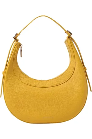 Coccinelle Femme, Sacs, Jaune, Taille: ONE Size Sac Vert Demi-Lune Fermeture à Glissière