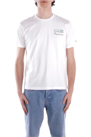 MC2 SAINT BARTH Homme, Tops, Blanc, Taille: M T-shirts et Polos avec Logo Frontal