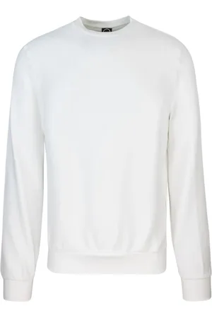 Colmar Homme, Sweatshirts et sweats à capuche, Blanc, Taille: M Pull Blanc Printemps Coupe Régulière