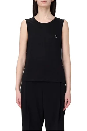 Patrizia Pepe Femme, Tops, Noir, Taille: 36 FR T-shirt élégant pour Hommes et Femmes