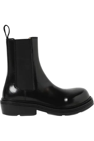 Bottega Veneta Femme, Chaussures, Noir, Taille: 37 EU Bottines Chelsea en Cuir Noir