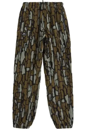 Patta Homme, Pantalons, Multicolore, Taille: XL Pantalon en Molleton Woodie Ardoise Noir