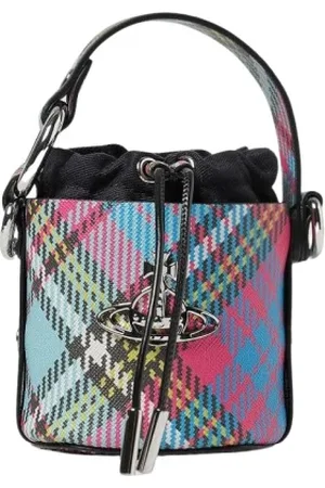 Vivienne Westwood Femme, Sacs, Multicolore, Taille: ONE Size Sac Seau Mini Tartan