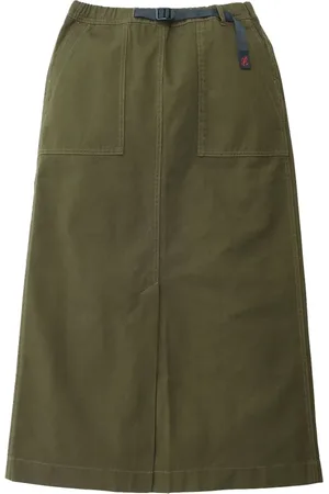 Gramicci Femme, Jupes, Vert, Taille: 40 FR Midi Skirts
