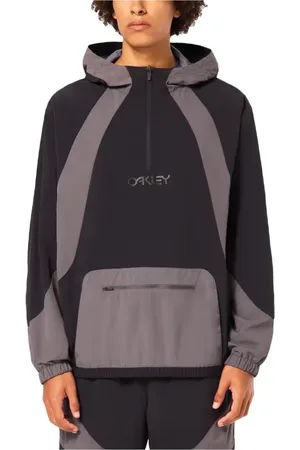Oakley Homme, Sweatshirts et sweats à capuche, Noir, Taille: S Verve RC Anorak