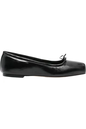 Aeyde Femme, Chaussures, Noir, Taille: 37 1/2 EU Ballarines noires en cuir avec