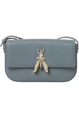 Patrizia Pepe Femme, Sacs, Bleu, Taille: ONE Size Sac bandoulière avec détail insecte