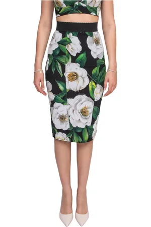 Dolce & Gabbana Femme, Jupes, Multicolore, Taille: 38 FR Jupe Gardenia Femme