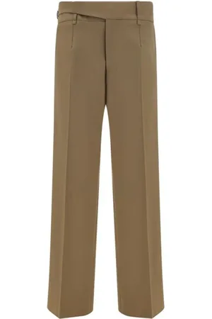 Dolce & Gabbana Homme, Pantalons, , Taille: M Pantalon en Laine à Taille Ajustable