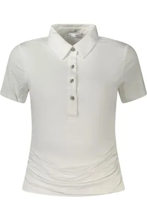 Guess Femme, Tops, Blanc, Taille: 38 FR Haut en viscose blanc pour femmes