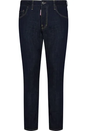 Dsquared2 Homme, Jeans, Bleu, Taille: 4XL Jean Slim-fit Bleu Ss25