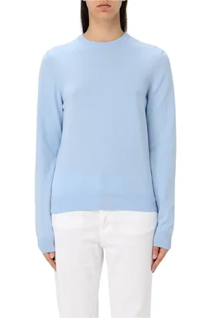 add Femme, Pulls, Bleu, Taille: 40 FR Pull col rond en cachemire bleu ciel