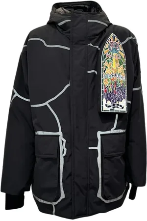 add Homme, Vestes, Noir, Taille: S Parka À Capuche Avec Garnissage EN Duvet