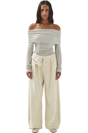 ALOHAS Femme, Tops, Gris, Taille: 40 FR Emica Haut Gris