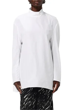 Marni Femme, Blouses et Chemises, Blanc, Taille: 36 FR Chemise Popeline Blanche Coupe Décontractée