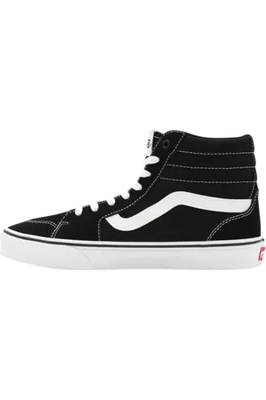 Vans Homme, Chaussures, Noir, Taille: 44 1/2 EU Baskets Montantes Classiques Noir/Blanc