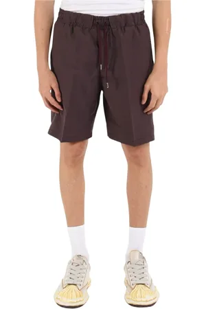 COSTUMEIN Homme, Shorts, Violet, Taille: 2XL Shorts Bermuda en lyocell avec fermeture bouton