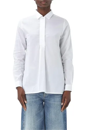 FAY Femme, Blouses et Chemises, Blanc, Taille: 36 FR Chemise Blanche Classique à Manches Longues